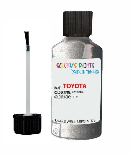 toyota auris silver code 1d6 touch up paint 2001 2020 Scratch Stone Chip Repair 