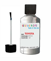 toyota corolla silver code 147 touch up paint 1990 1993 Scratch Stone Chip Repair 