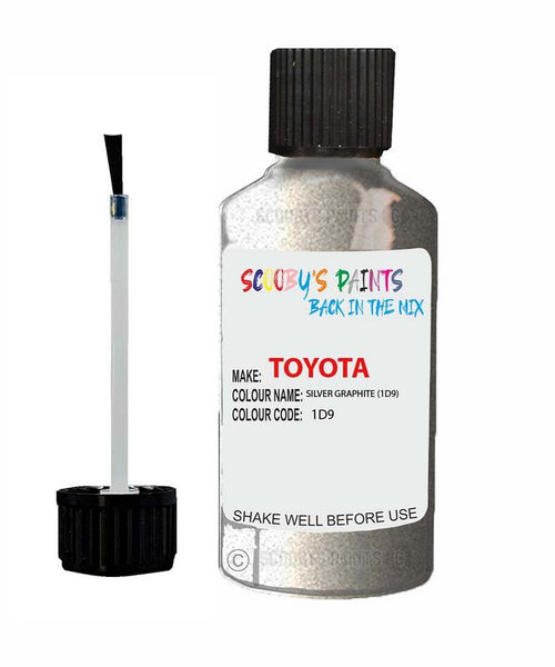 toyota verso silver graphite code 1d9 touch up paint 2000 2006 Scratch Stone Chip Repair 