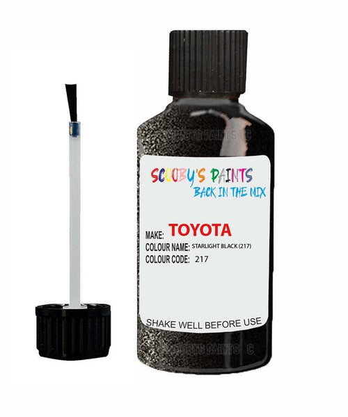 toyota camry starlight black code 217 touch up paint 2010 2014 Scratch Stone Chip Repair 