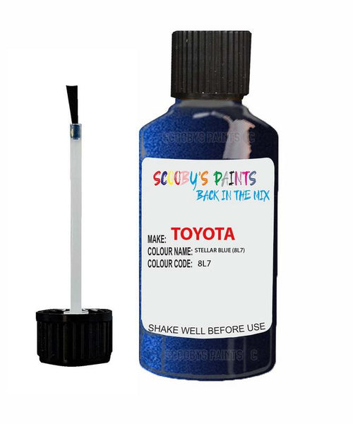 toyota land cruiser stellar blue code 8l7 touch up paint 1996 2005 Scratch Stone Chip Repair 