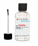 toyota avensis verso super pure white ii code 40 touch up paint 1990 2020 Scratch Stone Chip Repair 