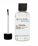 toyota auris super white i code bu0647 touch up paint 2010 2010 Scratch Stone Chip Repair 