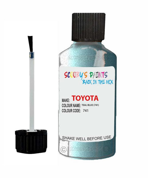 toyota carina teal blue code 741 touch up paint 1990 1999 Scratch Stone Chip Repair 