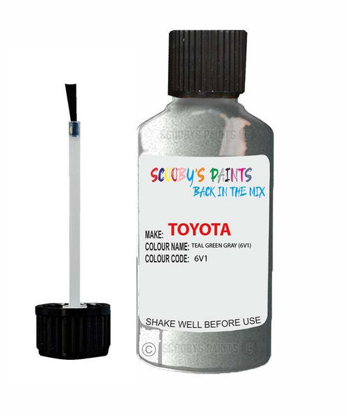 toyota camry teal green gray code 6v1 touch up paint 2006 2008 Scratch Stone Chip Repair 