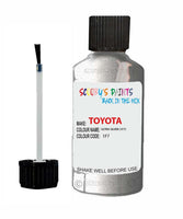 toyota aygo ultra silver code 1f7 touch up paint 2001 2020 Scratch Stone Chip Repair 