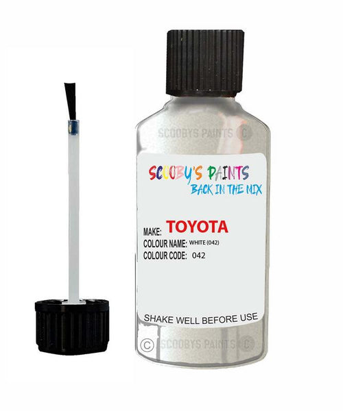toyota hiace van white code 42 touch up paint 1990 2010 Scratch Stone Chip Repair 