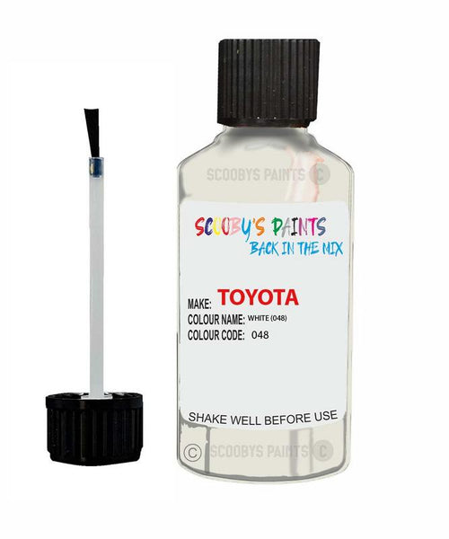 toyota dyna van white code 48 touch up paint 1990 2001 Scratch Stone Chip Repair 