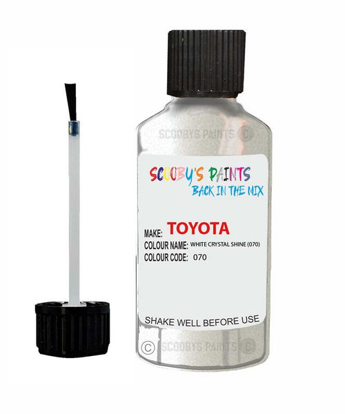 toyota hiace van white crystal shine code 70 touch up paint 2002 2020 Scratch Stone Chip Repair 