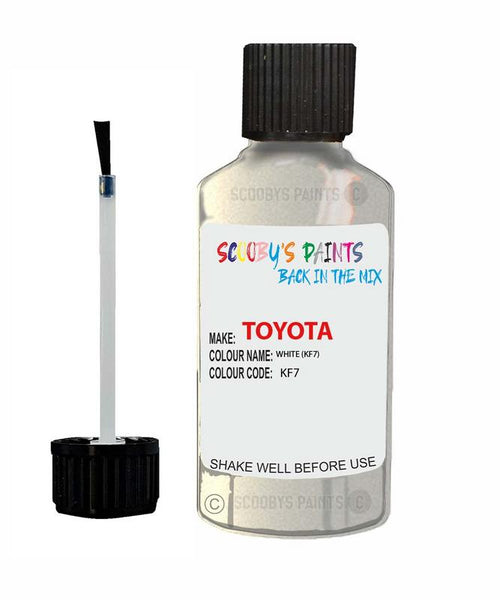 toyota 4 runner white code kf7 touch up paint 1996 2009 Scratch Stone Chip Repair 