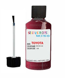 toyota starlet wine red code 3j8 touch up paint 1991 2002 Scratch Stone Chip Repair 