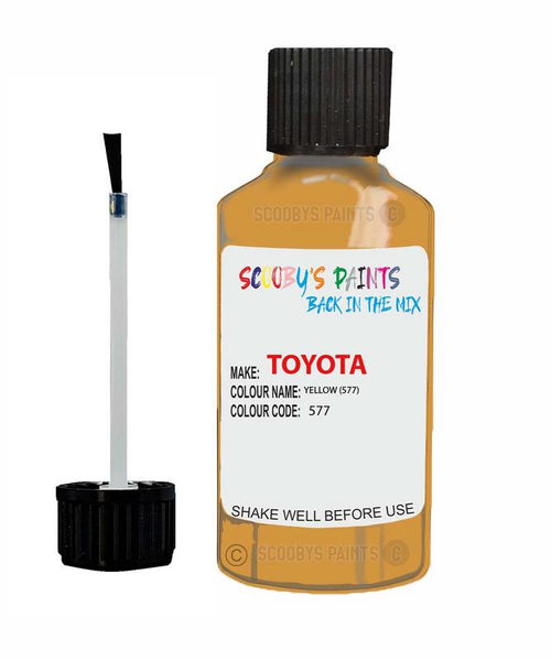toyota land cruiser yellow code 577 touch up paint 1996 2002 Scratch Stone Chip Repair 