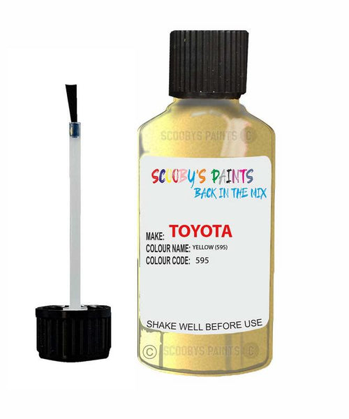 toyota yaris yellow code 595 touch up paint 2003 2003 Scratch Stone Chip Repair 