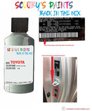 toyota camry crystal ice code location sticker yfb touch up paint 1998 2003