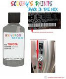 toyota corolla steel grey code location sticker 117 touch up paint 1990 1994
