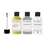 toyota yaris citrus code 6w2 Scratch score repair paint 2012 2018