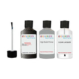 toyota corolla dark gray code 136 Scratch score repair paint 1990 1991