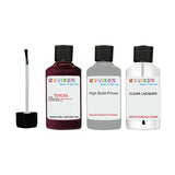 toyota camry dark wine red code 3k2 touch up paint 1992 1993 Primer undercoat anti rust protection