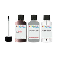 toyota corolla dk rose code 3j1 touch up paint 1990 1991 Primer undercoat anti rust protection