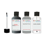toyota corolla dk saville grey code 155 Scratch score repair paint 1990 1996