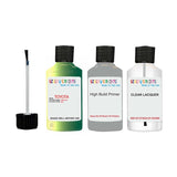 toyota verso green code 6s2 Scratch score repair paint 1999 2002