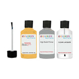 toyota corolla lt yellow code 558 touch up paint 1990 1993 Primer undercoat anti rust protection