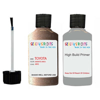 toyota aygo aikinite code 4w3 touch up paint 2013 2014 Primer undercoat anti rust protection