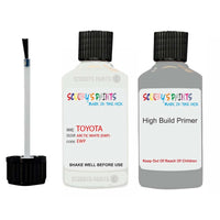 toyota verso arctic white code ewp touch up paint 2013 2019 Primer undercoat anti rust protection