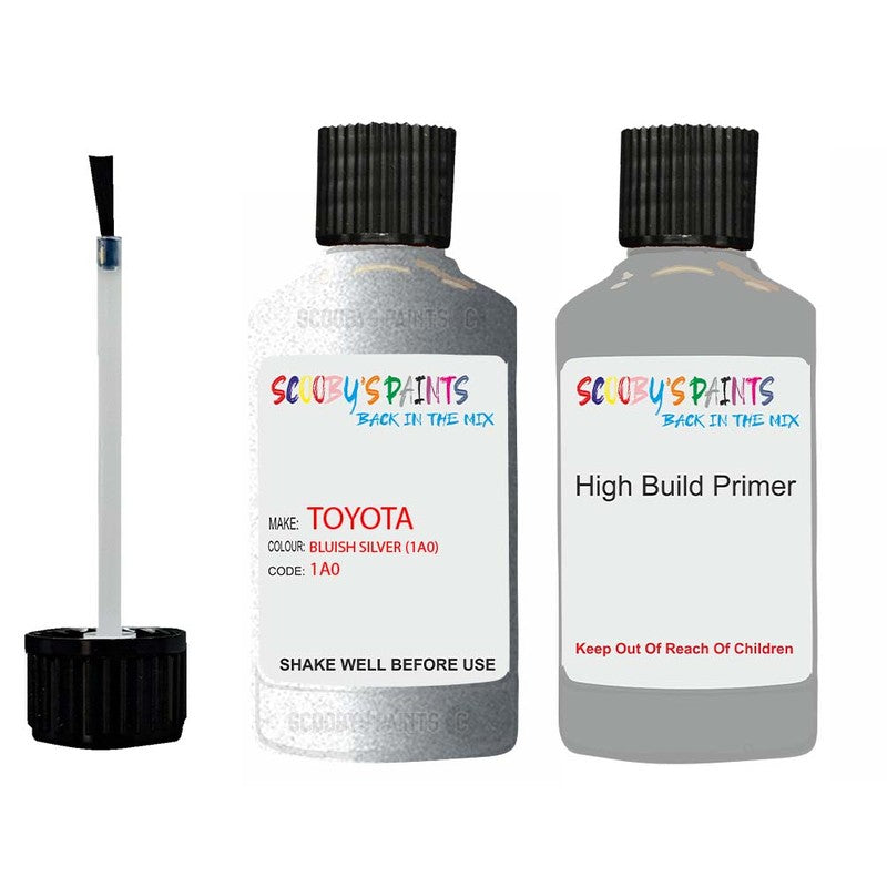 Paint For Toyota Corolla Bluish Silver Code 1A0 Touch Up Paint – Auto ...