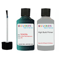 toyota carina classic dark green code 6p2 touch up paint 1995 2005 Primer undercoat anti rust protection