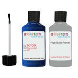 toyota yaris dark blue code 8w7 touch up paint 2012 2020 Primer undercoat anti rust protection