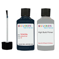 toyota hilux van dark blue code k8 touch up paint 1990 2006 Primer undercoat anti rust protection