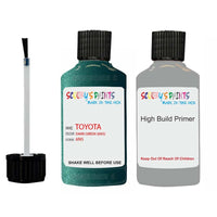 toyota picnic dark green code 6n5 touch up paint 1994 2002 Primer undercoat anti rust protection