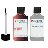 toyota land cruiser dark red code 3q8 touch up paint 2002 2010 Primer undercoat anti rust protection