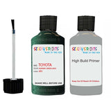toyota camry fairway green code location sticker 6r3 touch up paint 1998 2001