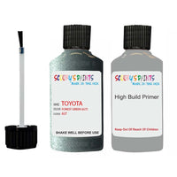 toyota corolla forest green code 6j7 touch up paint 1990 2002 Primer undercoat anti rust protection