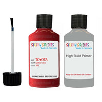 toyota corolla garnet code 3k3 touch up paint 1991 2002 Primer undercoat anti rust protection