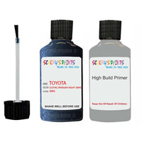 toyota camry hybrid gothic parisian night code 8w6 touch up paint 2014 2020 Primer undercoat anti rust protection
