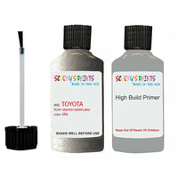 toyota corolla grayish green code 6k6 touch up paint 1990 2001 Primer undercoat anti rust protection