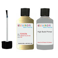toyota corolla greenish yellow code 569 touch up paint 1991 2002 Primer undercoat anti rust protection