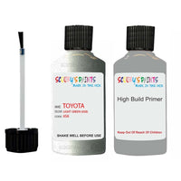 toyota camry light green code location sticker 6s8 touch up paint 2001 2008