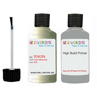 toyota camry hybrid light green code 6u6 touch up paint 2006 2018 Primer undercoat anti rust protection