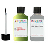 toyota yaris luminous green code 6w5 touch up paint 2013 2014 Primer undercoat anti rust protection