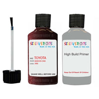 toyota verso maroon code 3n0 touch up paint 1997 2009 Primer undercoat anti rust protection
