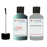 toyota corolla med green code 6p0 touch up paint 1995 2002 Primer undercoat anti rust protection