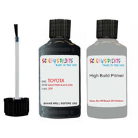toyota yaris verso night time black code 209 touch up paint 1998 2020 Primer undercoat anti rust protection