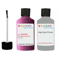 toyota yaris reddish purple code 9ac touch up paint 2005 2019 Primer undercoat anti rust protection