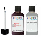 toyota corolla rich burgundy code 3cc touch up paint 1994 2000 Primer undercoat anti rust protection
