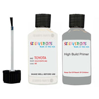 toyota aygo solid white code 68 touch up paint 2000 2019 Primer undercoat anti rust protection