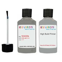 toyota corolla steel grey code 117 touch up paint 1990 1994 Primer undercoat anti rust protection